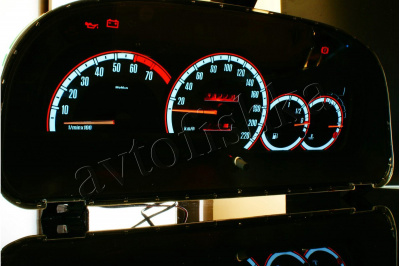 Renault Laguna 1 (1994 - 2000) светодиодные шкалы (циферблаты) на панель приборов